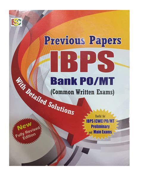 Buy IBPS Bank PO/MT Previous Paper Common Writen Exams Book Online at ...