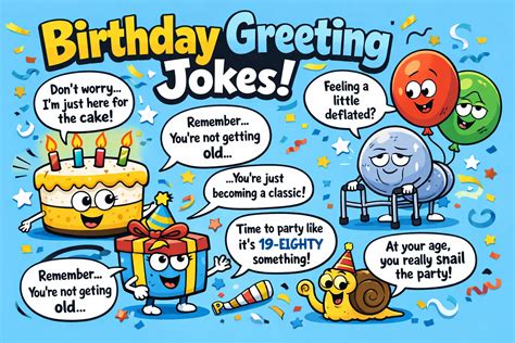 47+ Birthday Greeting Jokes That Make Celebration Funnier