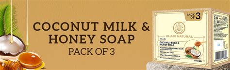 Khadi Natural Herbal Coconut Milk & Honey Soap | Buy Online