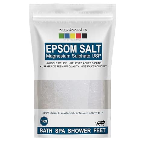 Buy Organix Mantra Epsom Bath Salt, For Muscle Relief, Relieves Aches ...