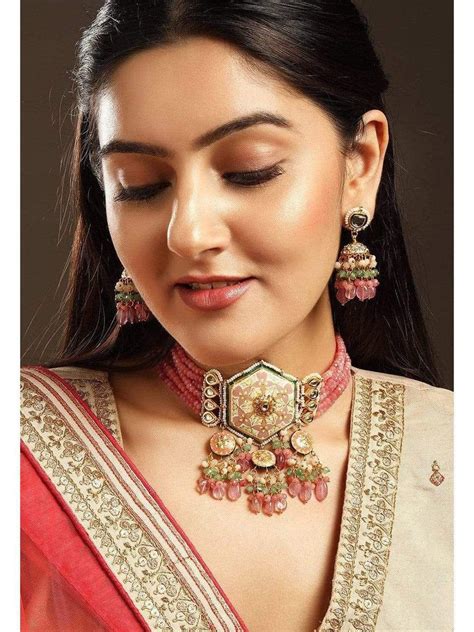 Pachi Kundan Jewellery Set | Pachi Kundan Necklace Online - Rubans