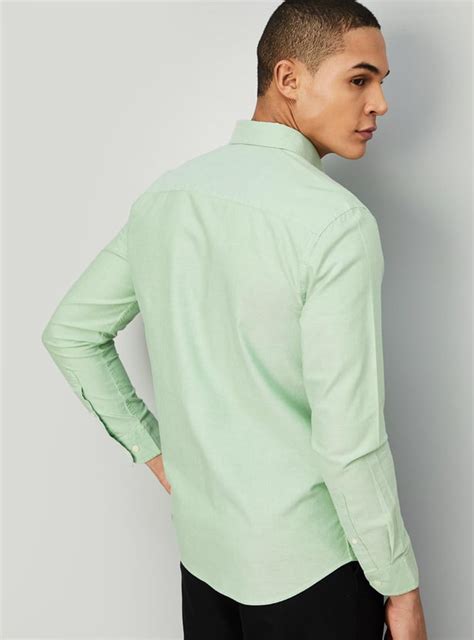 Buy Men Solid Regular Fit Casual Shirt Online at just Rs. 999.0 ...