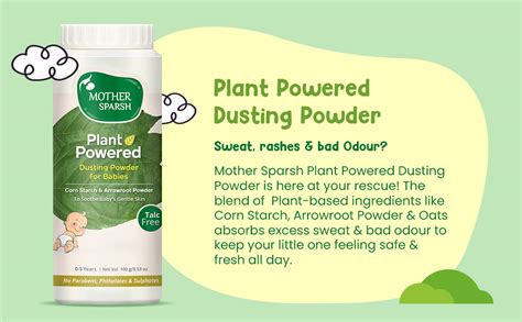 Buy Mother Sparsh Plant Powered Talc Free Dusting Powder For Babies ...