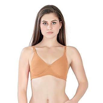 Buy Florich Light Padded Full Coverage Bra (B, Skin, 32) at Amazon.in