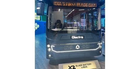 Olectra showcases electric mobility innovations at Bharat Mobility ...