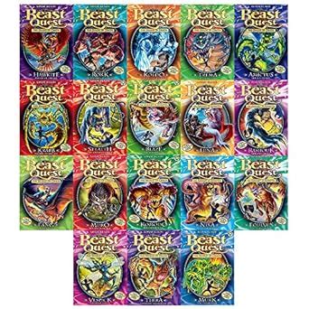Buy Beast Quest Series 4-6 Collection 18 Books Set Book Online at Low ...