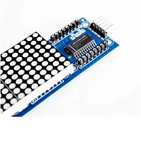 MAX7219 8×8 Dot Matrix (x4) Red Display Module – ControllersTech®