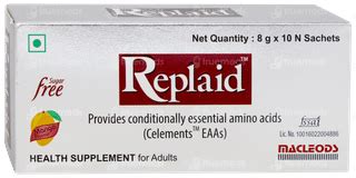 Replaid Mango Flavour Sugar Free Sachet 8gm - Uses, Side Effects ...