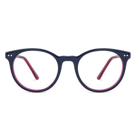Blue Maroon Transparent Full Rim Square Vincent Chase Online Classic ...