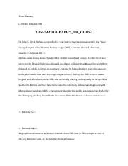 Cinematography Assignment 2 的图像结果