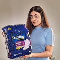 Buy Stayfree Secure Nights XXL | 40 Pads| Cottony Soft Sanitary Pads ...