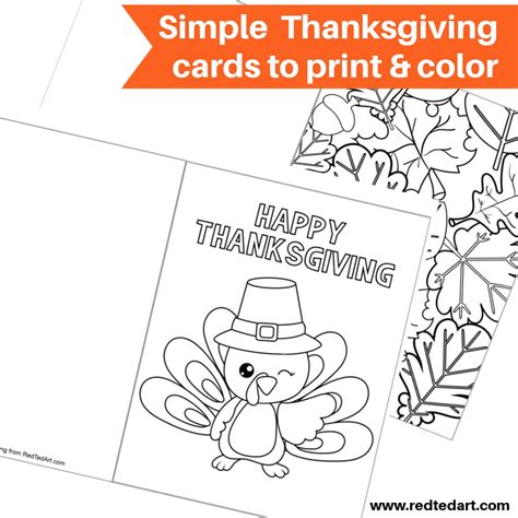 Thanksgiving Cards For Kids Printable | Fanny Printable