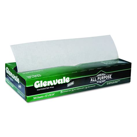 Glenvale Medium-Weight Interfolded Dry Waxed Deli Paper by GP PRO ...