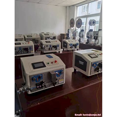 Automatic Electric Cabling 2-6 Cores Sheath Wire Cutting and Stripping ...
