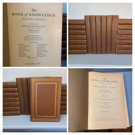 LOT 55R: Vintage Book Of Knowledge: The Children's Encyclopedia ...