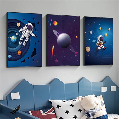太空人壁画,太空人墙绘图片,太空人玄关画_大山谷图库