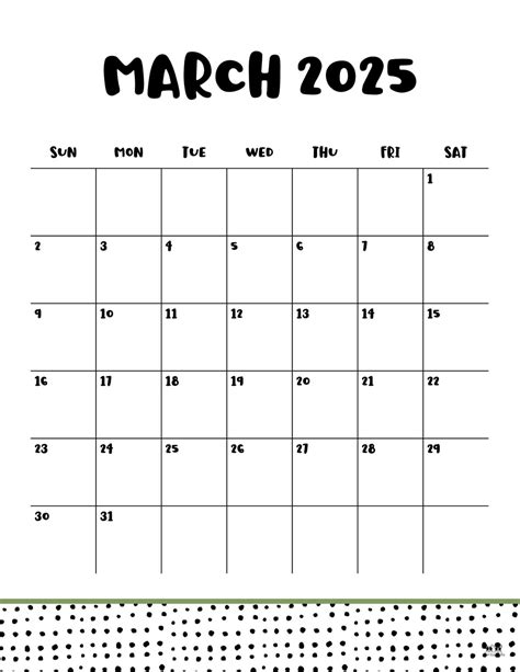 March 2025 Calendars - 107 FREE Printables | Printabulls