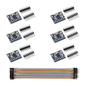 AEDIKO 6pcs MPU6050 MPU-6050 GY-521 3 Axis Accelerometer Gyroscope ...