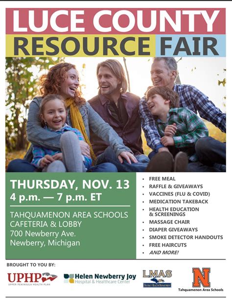 Luce County Resource Fair - Public Health | LMAS District