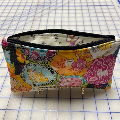 English Paper Pieced Zip Pouch, Berger's Sewing and Vac, Manassas, May ...