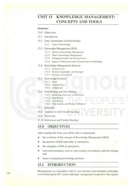 Unit-15 - nOTES - 15 Knowledge Products 15.5 Need 15.5 Characteristics ...