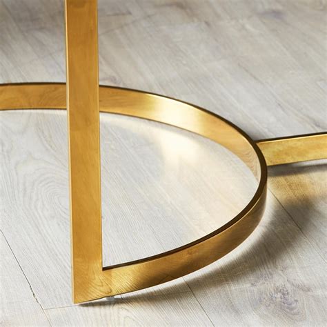 Buy Carrera Rectangular Coffee Table - Gold from Home Centre at just ...