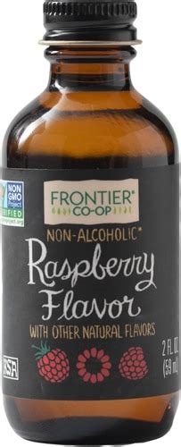 Frontier Co-Op Raspberry Flavor Non-Alcoholic -- 2 fl oz - Vitacost