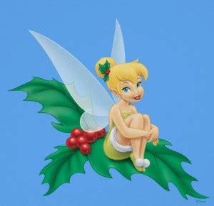 Tinkerbell | Christmas Holly Poster Size-12x18inch, Paper Thickness ...