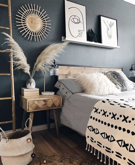 gray boho bedroom ideas