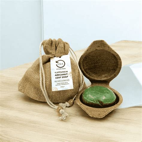 Kuppaimeni Arecanut Leaf Soap| Reduce Dark Spots | For Dry Skin | 100g ...