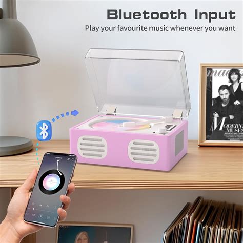 MANGOSTAN CD Player Portable Bluetooth Input/Output, Retro CD India | Ubuy