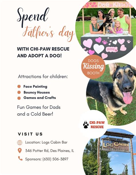 Fathers Day Dog Adoption Event, Log Cabin Family Restaurant, Baraboo ...