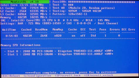 Detección de errores en la memoria RAM con Memtest86+