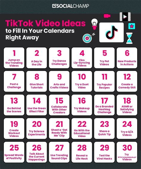 Fun Tiktok Ideas