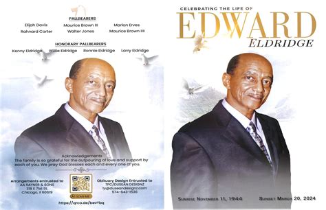 Edward Eldridge Obituary | AA Rayner and Sons Funeral Homes