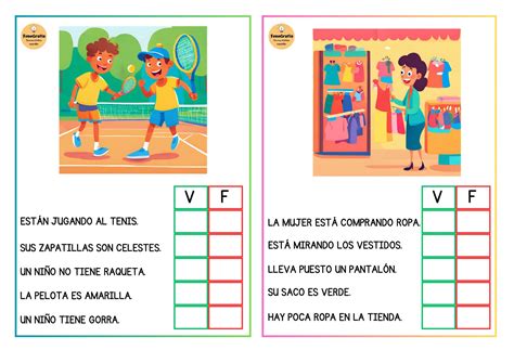 Verdadero falso, trabajamos la comprensión lectora -Orientacion Andujar