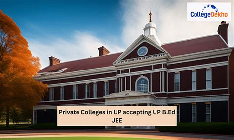 Private Colleges in UP accepting UP B.Ed JEE 2025 | CollegeDekho