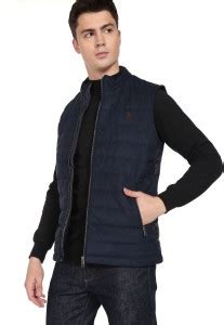 U.S. POLO ASSN. Sleeveless Solid Men Jacket - Buy U.S. POLO ASSN ...