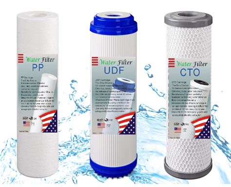 Puri Pro 10 Inch 3-Stages Under Sink Reverse Osmosis RO Water Filter ...