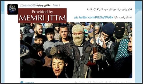 II. Jihadis Pose For The Camera With Severed Heads | MEMRI