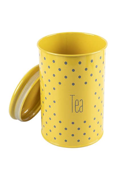 Yellow Tea Jar with Lid (900mL) - Market99 – MARKET99
