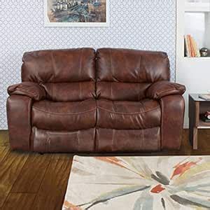 Home Centre Apollo Faux Leather 2-Seater Recliner - Brown : Amazon.in ...