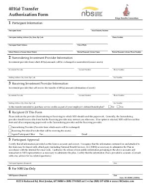 Fillable Online FBC 457(b) Transfer Authorization Form - National ...
