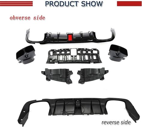 Buy JC SPORTLINE Rear Diffuser for Mercedes-Benz W213 E200 E250 E300 ...