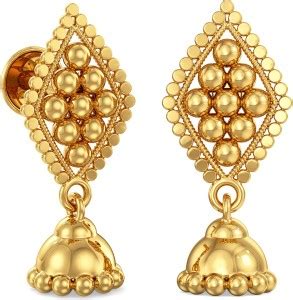 Gold Jhumka - Gold Jhumka Designs online at Best Prices in India ...