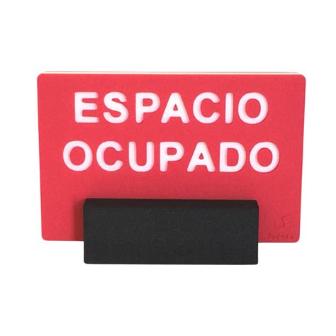 Señalizador De Calle Espacio Ocupado Para Natación Roja - Señalizador ...