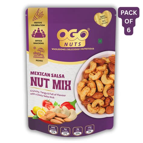 Mexican Salsa Nut Mix 30g (PACK OF 6) – OgoNuts