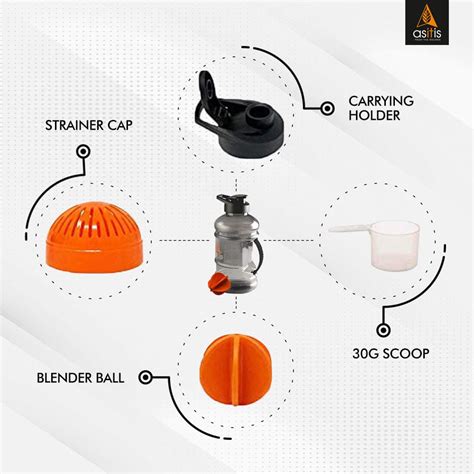 AS-IT-IS Protein Shaker / Water Bottle (1.5 L, Black) — AS-IT-IS Nutrition