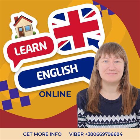 I created a promotional poster for a teacher of English and German who is starting online ...