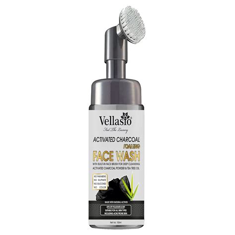 VELLASIO Activated Charcoal Forming Face Wash 150ml : Amazon.in: Beauty